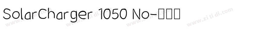 SolarCharger 1050 No字体转换